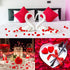 Ouddy Decor 3000 Pcs Rose Petals Artificial Flowers for Valentine's Wedding Decor Romantic Night Bridal Party Home Decorations, Red...