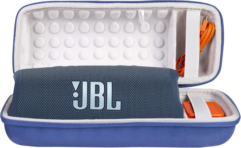Khanka Hard Travel Case Replacement for JBL Charge 4 / JBL Charge 5 Portable Waterproof Bluetooth Speaker (Blue)...