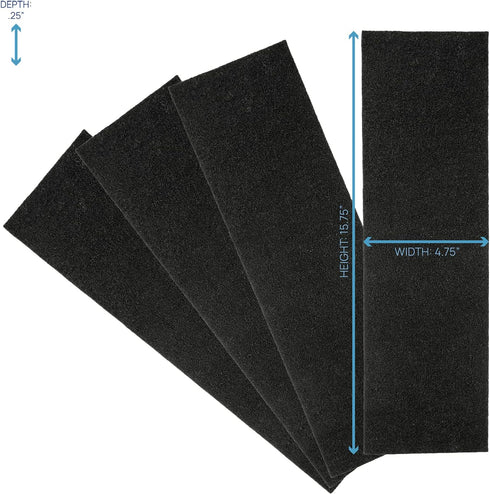 Filter Bros Carbon Filter B 4Pack Replacement Fits GermGuardian AC4825 AC4900CA...