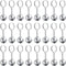 MTLEE 24 Pack Mini Mirror Disco Ball Keychain Last Disco Bachelorette Retro 60s 70s Disco Keychain for Party Favors Set Cowgirl Supplies(Silver)...