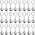 MTLEE 24 Pack Mini Mirror Disco Ball Keychain Last Disco Bachelorette Retro 60s 70s Disco Keychain for Party Favors Set Cowgirl Supplies(Silver)...