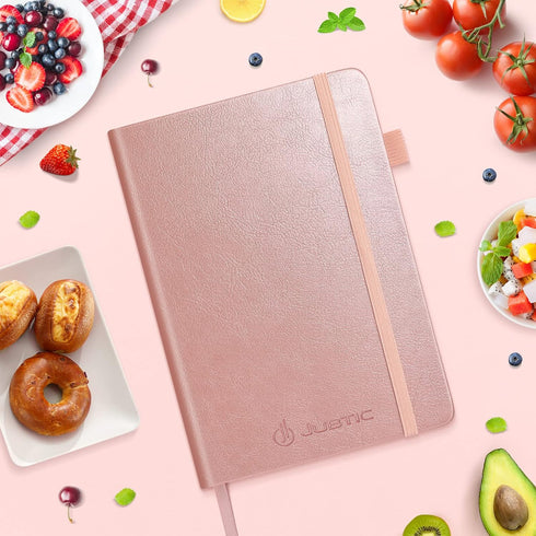 JUBTIC Blank Recipe Book to Write in Your Own Recipes, Personal Cook Book to Write in and Hardcover Recipe Notebook with 2 colorful stickers for F...