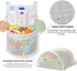 Baby Bath Toy Organizer, quick drying? and mould proof, Multiple-Suspension Bath Toy Holder, Large Capacity Multi Use Bathtub Toy Storage Bag?1 La...