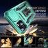 MERRO for iPhone 13 Case with Screen Protector,Sliding Camera Cover,Military-Grade Cover with Magnetic Stand Phone Case 6.1" Turquoise......