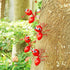 Metal Yard Art Garden Decor Cute Ant Outdoor Wall Sculptures Patio Lawn Ornament Fence Decoraions - Set of 4 Red...