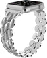 Moolia Elegant Metal Strap Compatible with Apple Watch Band 38mm 40mm 41mm 42mm Metal Fashion Women Replacement Strap Bracelet for iWatch Series 1...