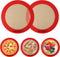 Round Silicone Baking Mats Set Of 2,Silicone Mat for 8 Inch Cake Pan Springform Pans Pizza Pan,Non-Stick Reusable Heat Resistant Baking Sheets Lin...