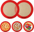 Round Silicone Baking Mats Set Of 2,Silicone Mat for 8 Inch Cake Pan Springform Pans Pizza Pan,Non-Stick Reusable Heat Resistant Baking Sheets Lin...