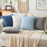 MIULEE Pack of 2 Decorative Linen Burlap Coastal Pillow Covers Farmhouse Boho Accent Pillowcases for Sofa Car Couch Bedroom Living Room Home Decor...