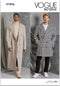 Vogue Men's Loose-Fitting Lined Coat Sewing Pattern Kit, Design Code V1976, Sizes 34-36-38-40-42...