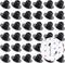 Pegboard Hook Locks, for Stopping Hooks from Falling Off, 120PCS, Black...