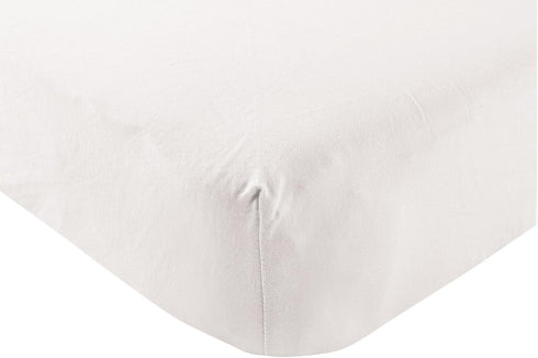 Touched by Nature Unisex Baby and Toddler Organic Cotton Crib Sheet, White, One Size...