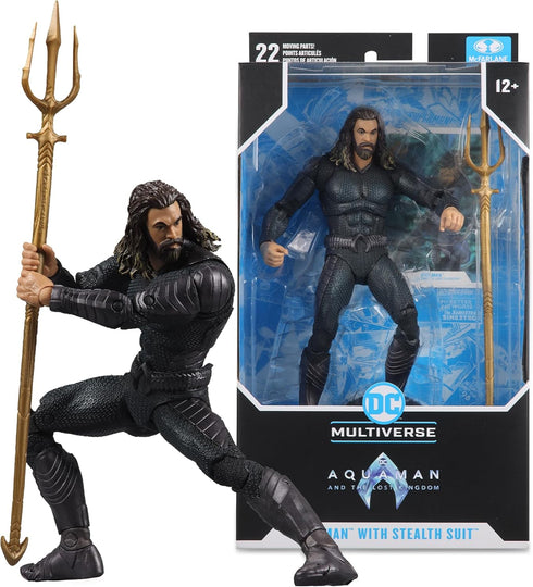 McFarlane Toys - DC Multiverse Aquaman with Stealth Suit (Aquaman and The Lost Kingdom) 7" Action Figure...