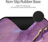 Small Mouse pad mall, only Takes up Mouse Space, Mini Travel Carry Washable Lycra Non-Slip Rubber Base, Office, Small Space, 5x6inches, Purple...