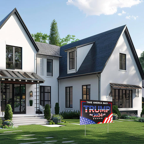 Donald Trump Yard Signs, 15.75x11.81in Trump 2024 Take America Back Yard Sign Double Sided Donald Trump Campaign Signs Trump 2024 Yard Road Signs ...