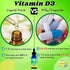 Liquid Vitamin D3 K2 Drops with MCT Oil 5000 IU - Vegan, No Taste, No Odor, Soy-Free, Gluten Free, Non-GMO, 1000 IU per Drop, Boosts Energy & Immu...