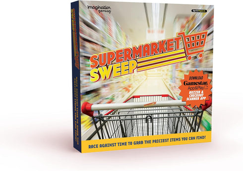 Imagination Gaming SUPERMARKET SWEEP Game, Race Against Time, Grab The Priciest Products to Win, Question Categories from TV Show, Aisle of Champi...