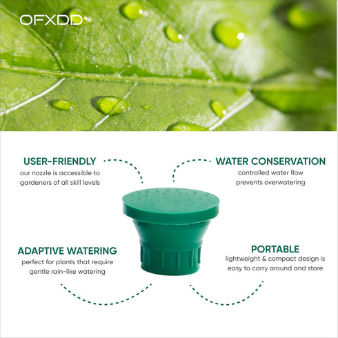 Plant Flower Bottle Top Sprinkler for Garden - Pack of 4 - Portable Water Bottle Top for Dog Shower - Pet Head Bottle Sprinkler...