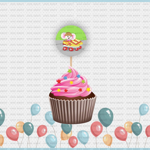 Chip and Potato Cupcake Toppers,Party Supplies Decorations...