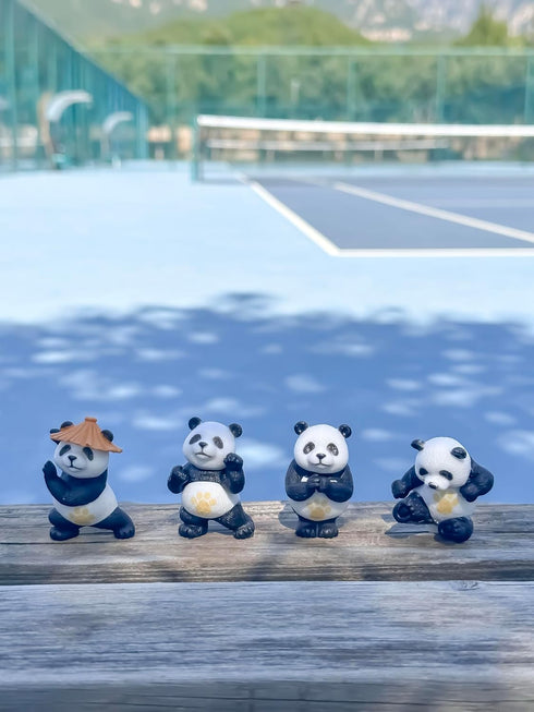 Fairy Garden Accessories Mini Panda Ornament for Home decor Party decor-Panda 4PCS...