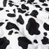Cow Print Deluxe Flannel Fitted Crib Sheet-Cow Print, Cotton Flannel, Black, White, Fully Elasticized, 10 in Deep Pockets, Fits Standard Crib Matt...