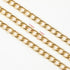 YOUBEIYEE 16.4 Feet Gold Chain for Jewelry Making, Lightweight Gold Plated Aluminum Curb Chain Handmade Decorative Craft Chain...