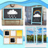 Blue Sky Clouds Bulletin Board Border Classroom Borders for Bulletin Board Scalloped Bulletin Board Decor Blue Board Trim for Bulletin Board Class...