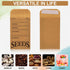 200pcs Seed Envelopes, Reusable Self Sealing Seed Storage Paper Bag Printed with Types Name Template Small Seed Packets for Seeds Saving & Collect...