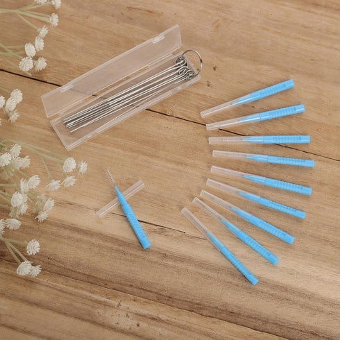 10pcs Shower Head Cleaning Tool, Shower Head Cleaner Picks with 10 Shower Head Cleaner Brush Gap Hole Anti-Clogging Cleaning Brush for Shower Head...