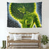Brccee AC Wall Tapestry Beauty green marijuana weed leaf Hippie African American Women Tapestry Wall Hanging Home Decor 60x80 inches For Bedroom L...