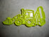 BACKHOE DIGGER EXCAVATING CONSTRUCTION EQUIPMENT VEHICLE COOKIE CUTTER MADE IN USA PR3231...