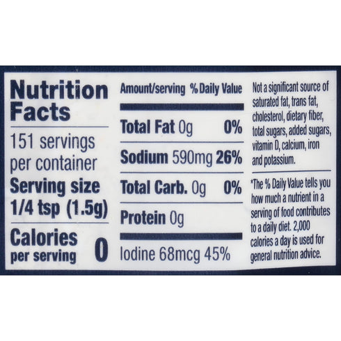 Morton Iodized Salt Shakers - 2 CT...