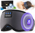 Sleep Headphones Wireless Bluetooth, TOPOINT Eye Mask for Sleeping with Microphone Handsfree, Silk Sleep Mask for Side Sleepers Men Women (Black)...