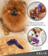 Pet Slicker Brush - Dog & Cat Brush for Shedding & Grooming - Dematting & Detangling Self-Cleaning Brushes for Dogs, Cats & Pets...