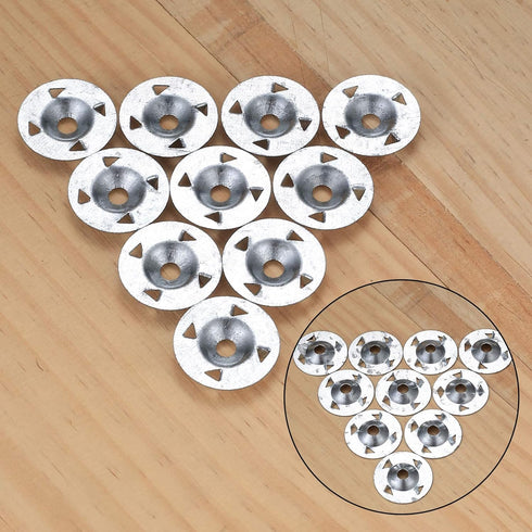 220 Pcs Foam Board Fasteners Washers, Washers for Installation of Foam Board Panels, 1-1/4 Inch Galvanized Steel Metal Washer for Fixing Fastening...
