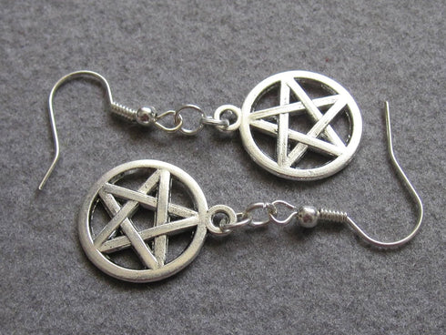 Amulet Earrings,Pentagram Earrings,Cute Five Pointed Star Earrings,Protection Earrings...