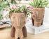 Face Planter Pots with Drainage Hole, Resin Head Planters for Indoor Plants Flower Plant Pots Succulent Pot, Cute Girl Face Planter Gifts for Love...