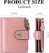 FALAN MULE Small Wallet for Women Genuine Leather Bifold Compact Small Womens Wallet with RFID Blocking...