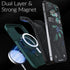 Crave Dual Guard for iPhone 15 Plus Case, Compatible with MagSafe Shockproof Protection Dual Layer Case for Apple iPhone 15 Plus (6.7") - Forest G...