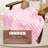 Blanket Yarn 100g/3.5oz - Pink Chenille Yarn 6 Super Bulky - 72 Yards - Knitting, Crocheting & Crafts Chunky Yarn......