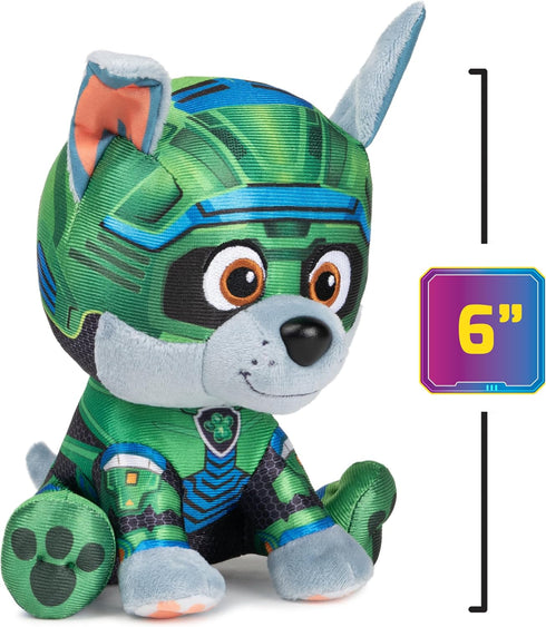 GUND PAW Patrol: The Mighty Movie Rocky Stuffed Animal, Officially Licensed Plush Toy for Ages 1 and Up, 6”...