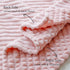 HOMRITAR Baby Blanket for Girls Super Soft Fuzzy Cozy Warm Toddler Blanket with 3D Jacquard Square Grid Design, Lightweight Flannel Bed Blanket fo...