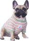 iChoue French Bulldog Summer Cooling High Stretchy Breathable Cotton T Shirts Vest Clothes for Medium Dogs Large Frenchie Pug English Pitbull Bost...