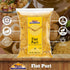 Rani Pani Puri Coins 7oz (200g) 80-85 Coins ~ Uncooked, Microwaveable wheat and Semolina Coins ~ All Natural | Vegan | NON-GMO...