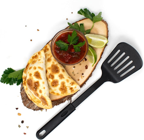 Norpro Nylon Nonstick 13-Inch Slotted Spatula, Black...