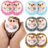 8 Pieces Mini Hedgehog Plush Toys Animal Stuffed DIY Keychain Accessories 4 Inch Hedgehog Plush Stuffed Toy Decorations for Baby Birthday Shower X...