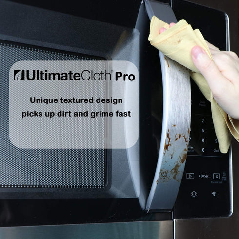 Pro Textured Cleaning Cloth 4-Pack, Innovative Material, One-Step Cleaning, Versatile, Tough Yet Gentle, Scrubbing Action...