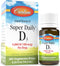 Carlson - Super Daily D3 4,000 IU (100 mcg) per Drop, Vitamin D Drop, Liquid Vitamin D3, 1-Year Supply, Unflavored, 365 Drops (10.3 mL)...