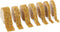 Bright Creations 7 Rolls Crystal Rhinestone Adhesive Strips for Crafts, Decor, Gifts (4 Sizes, Gold)...