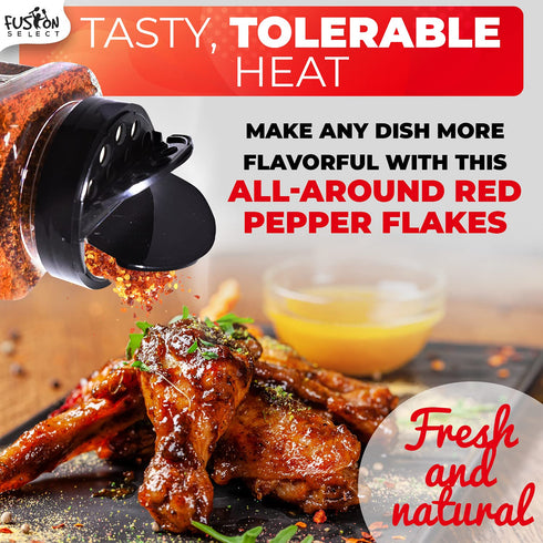 Fusion Select Korean Premium Non-GMO Gluten Free Red Chili Pepper Flakes Powder, Crushed Red Pepper Premium Gochugaru For Kimchi Seasoning, Chicke...